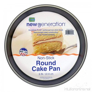 New Generation HG68NG Non-Stick 9 Cake Pan Gray - B074M8FT8C